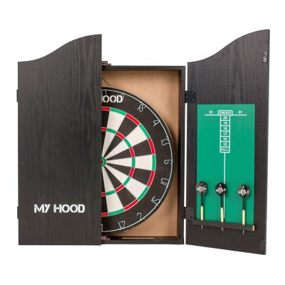 My Hood dart skab med pile, sort - 50 x 63 x 8,5 cm