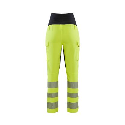 Blåkläder 7100 graviditets high vis buks 4-vejs stretch, hi-vis gul/sort