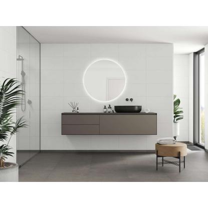 Fibo Stone vådrumspanel med 60 x 30 cm fliselook, 10 x 600 x 2400 mm, moonstone microdots