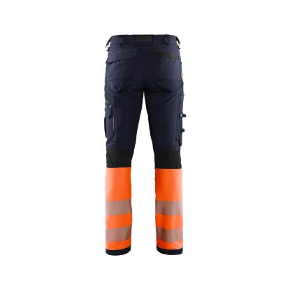 Blåkläder 1193 high vis buks 4-vejs stretch, marineblå/hi-vis orange