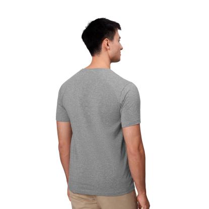 ID 0594 Stretch T-shirt, komfort, grå melange