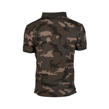 Mil-Tec poloshirt, woodland camo 
