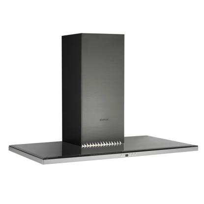 Silverline SL3122 Nordic Dark væghængt emhætte, sort/sort glas, 80 cm