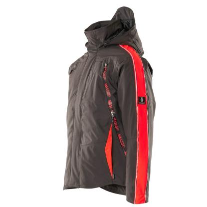 MASCOT HARDWEAR Tolosa vinterjakke, mørk antracit/hi-vis rød