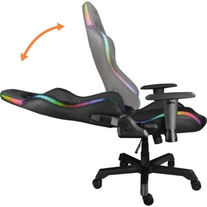 Deltaco gamingstol med RGB belysning