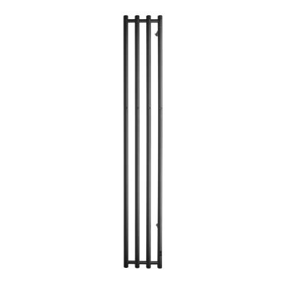 Habo Heather 04 håndklædetørrer, sort  140 W, 263 x 1710 mm