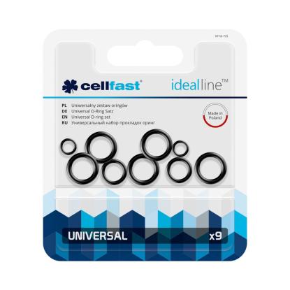 Cellfast CELLPRO O-ringsæt, universalt - 9 stk.