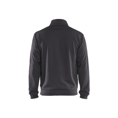 Blåkläder 3362 sweatshirt full zip, mellemgrå/sort