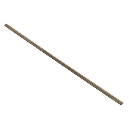 I-Wood afslutningsliste til akustikpanel, sort olieret, brun filt og sort kerne, egefiner, 17 x 42 mm