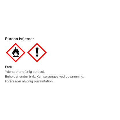 Pureno isfjerner CL-123 - 500 ml