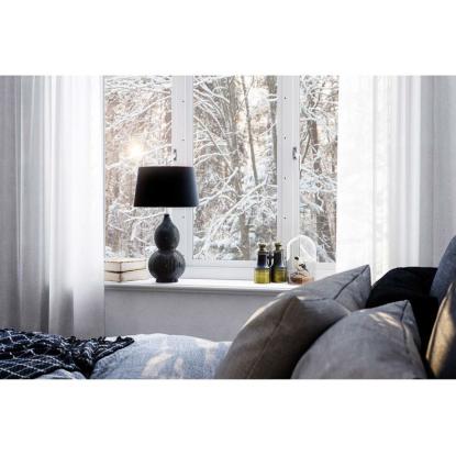 By Rydéns Lofty bordlampe, H56 cm, sort