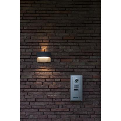 LUTEC LOTUS udendørs LED væglampe, down, IP54, mørk grå