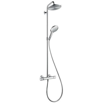 hansgrohe Raindance Select S 240 brusesystem med termostat, håndbruser og 240 mm hovedbruser, 1-jet, krom
