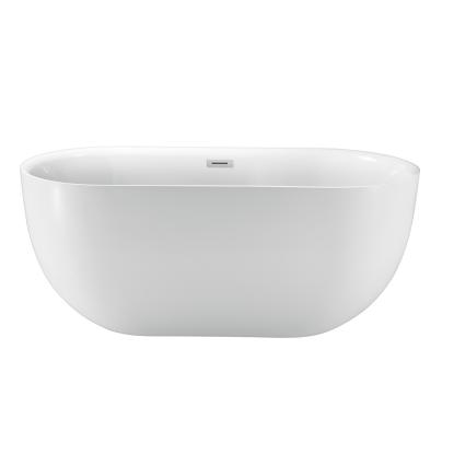 Milobad 84778 fritstående badekar, ovalt, 78 x 60 x 170 cm