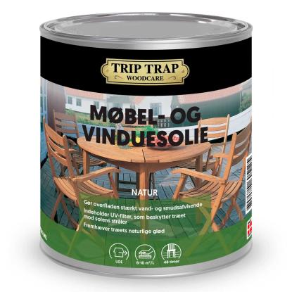 Trip Trap møbel- og vinduesolie, natur - 750 ml