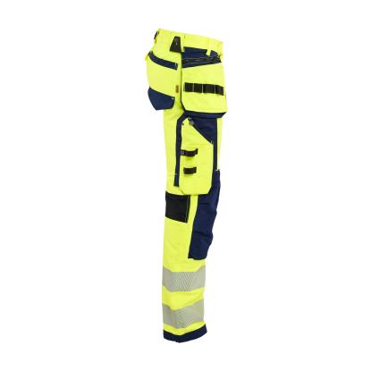 Blåkläder 1997 high vis buks 4-vejs stretch, hi-vis gul/marineblå
