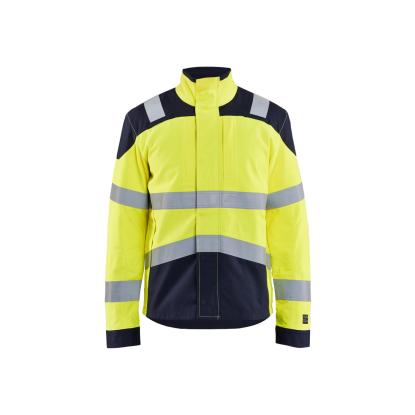 Blåkläder 4089 multinorm jakke inherent, hi-vis gul/marineblå