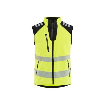 Blåkläder 3091 high vis softshell-vest, hi-vis gul/sort