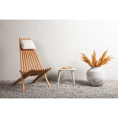 Venture Design Kenya loungestol med høj ryg, teaktræ