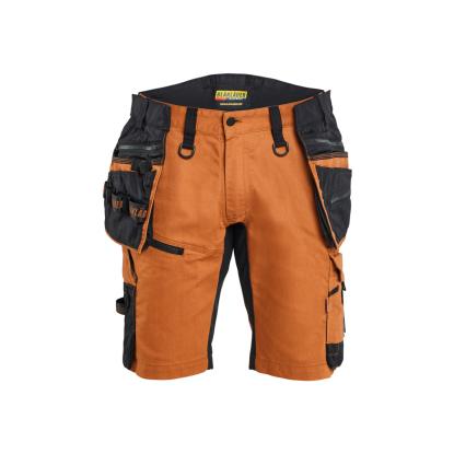 Blåkläder 1972 striker håndværkershorts med stretch, rust/sort 