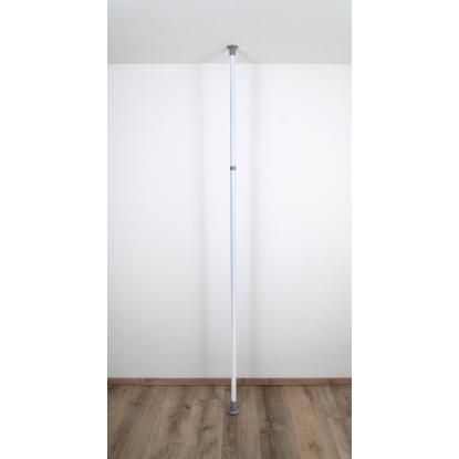 WENKO Hercules vertikal fjederstang, 7,5 x 165-300 cm, hvid
