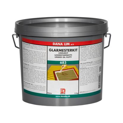 Dana Lim glarmesterkit 683 i spand, sort - 5 kg