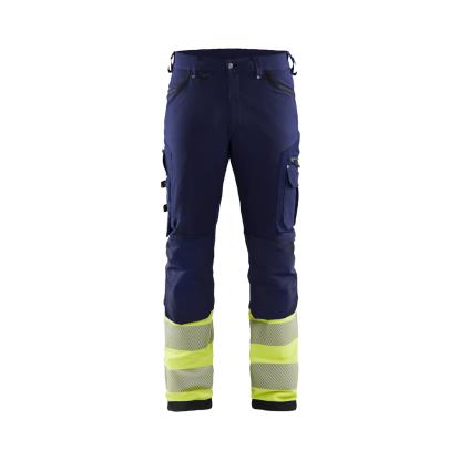 Blåkläder 1193 high vis buks 4-vejs stretch, marineblå/hi-vis gul