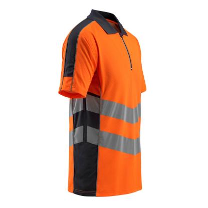 MASCOT SAFE SUPREME Murton poloshirt, hi-vis orange/mørk marine