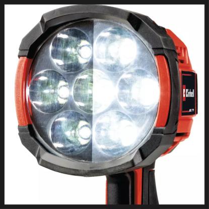 Einhell TE-CL 18/2500 LED håndlygte, 2500 lumen, 18 V, uden batteri og lader Einhell TE-CL 18/2500 LED håndlygte, 2500 lumen, 18 V, uden batteri og la