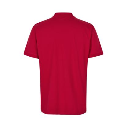 ID 0586 poloshirt, økologisk, rød