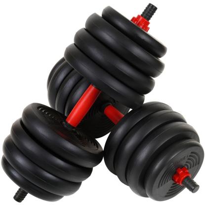 Viking Sports vægtstangs/-håndvægts sæt med kettlebell stativ, justerbar - 40 kg