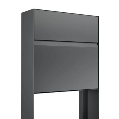 Bravios Valencia postkasse med stander, antracit