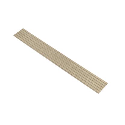 I-Wood Medio+ Original akustikpanel, ubehandlet natur, beige filt og lys kerne, egefiner, 16 x 300 mm