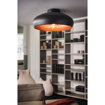EGLO MOGANO loftlampe, Ø40 cm, E27, sort/kobber