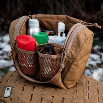 M-TAC Elite Gen. II toilettaske med spejl og ophæng, coyote