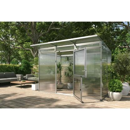 KGT Santini II drivhus, aluminium, 6,06 m²