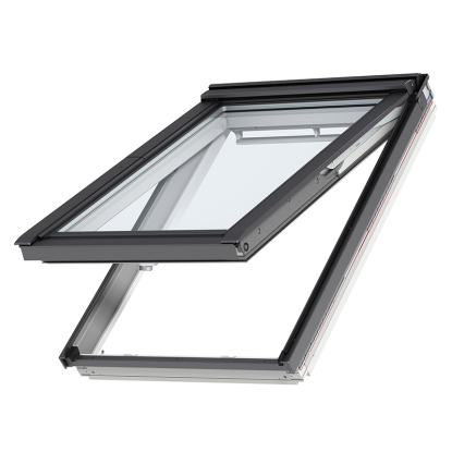 Velux tophængt ovenlysvindue GPL 2068 Hvidmalet træ indvendig
