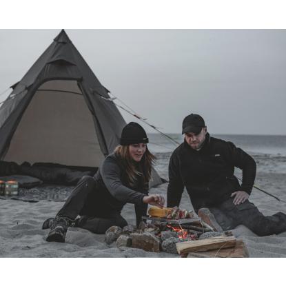 easy camp Otra Tipi til 4 personer, mørk sandfarve