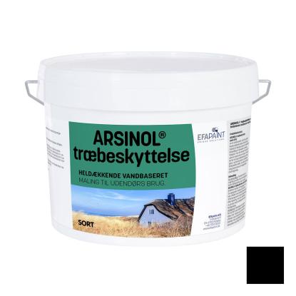 Arsinol® træbeskyttelse, sort, glans 30 - 3 liter