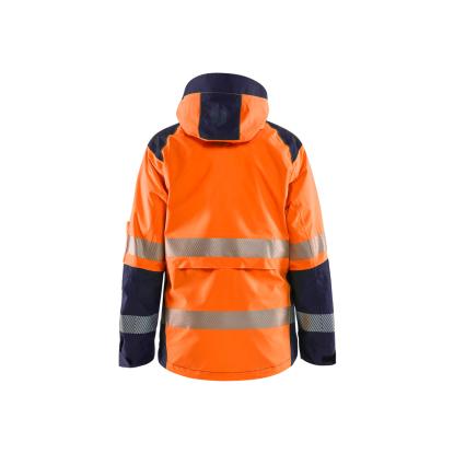 Blåkläder 4436 dame high vis skaljakke, hi-vis orange/marineblå
