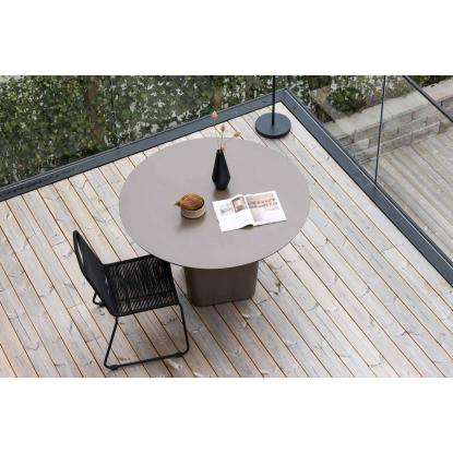 Venture Design Santa Fe rundt havebord, brun, Ø120 cm
