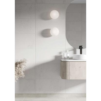 Fibo 3D vådrumspanel med 60 x 30 cm fliselook, 10 x 600 x 2400 mm, gris grande 