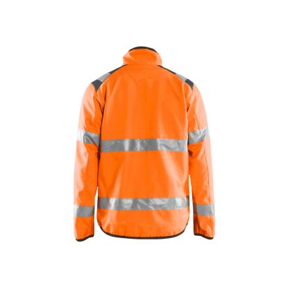 Blåkläder 4877 high vis light softshell jakke, hi-vis orange/mellemgrå