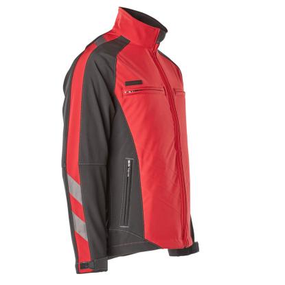 MASCOT UNIQUE Dresden softshell jakke, rød/sort