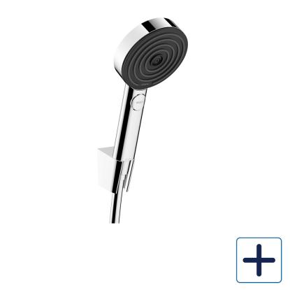 hansgrohe Pulsify Select S Relaxation brusesæt, Ø105 mm, 3-jet, krom