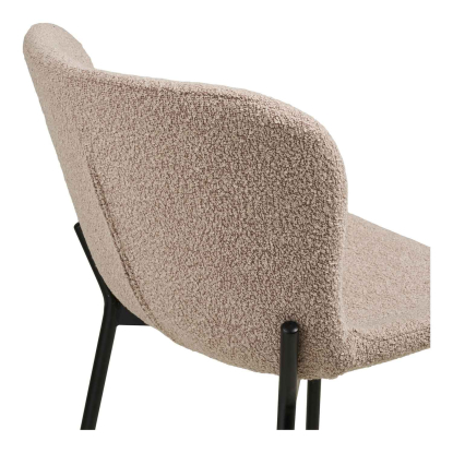 Maceda counterstol, bouclé, beige