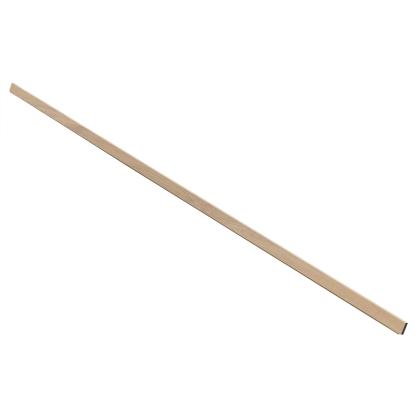 I-Wood UniPanel afslutningsliste, hvid olieret, sort kerne, egefiner, 17 x 55 x 2780 mm