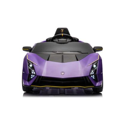 NORDIC PLAY Lamborghini Autentica elbil, 4 x 10,8 V batteri, EVA-hjul, lilla