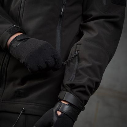 M-TAC Police softshelljakke, sort