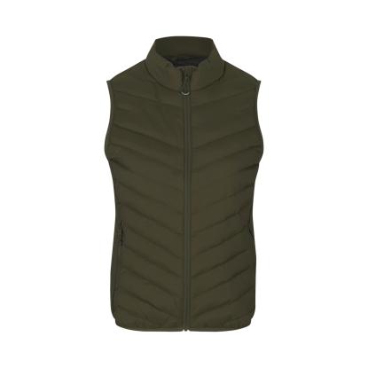 ID 0893 bodywarmer vest med stretch, dame, oliven